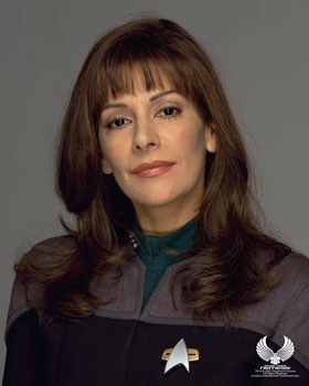 Marina Sirtis as Deanna Troi in 'Nemesis' (Promo Photo)